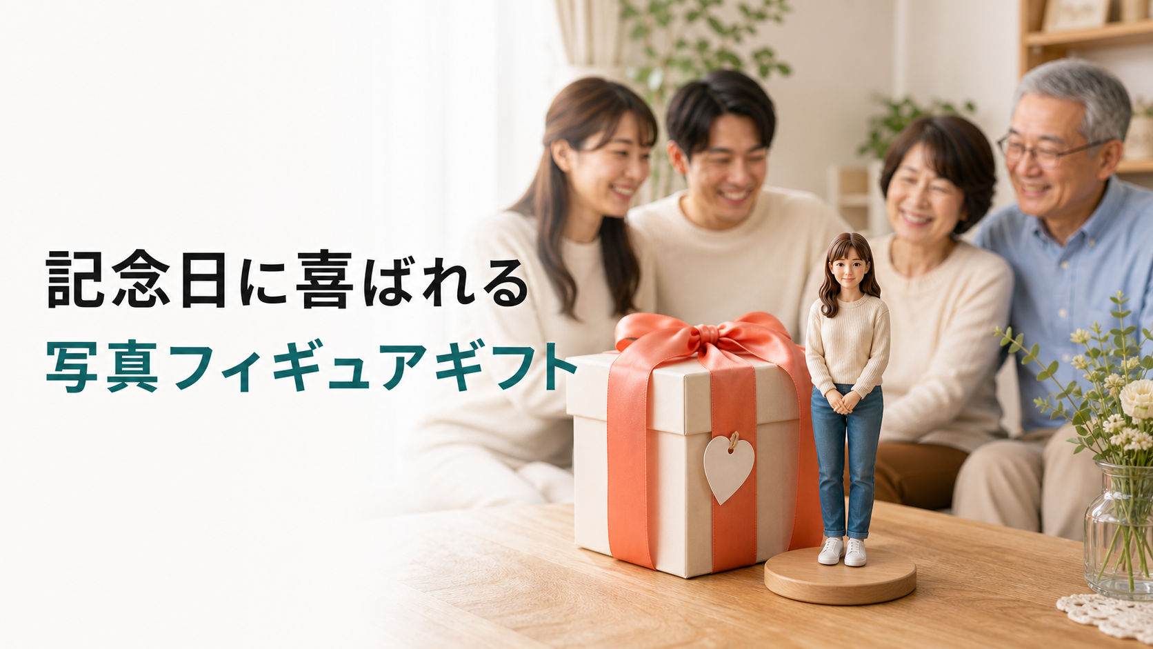 記念日に喜ばれる写真フィギュアギフトとは?家族・友人に贈る時の選び方